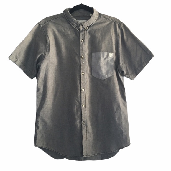 Depart West Other - Depart West Grey Short Sleeve Shirt Sz.M
